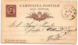 CARTOLINA CON ANNULLO  NOVARA - Entiers Postaux