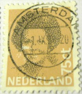 Netherlands 1981 Queen Beatrix 75c - Used - Oblitérés