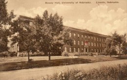 Lincoln NE Bessey Hall University Of Nebraska Old Postcard - Lincoln