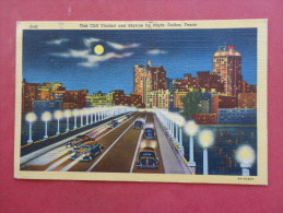 > TX - Texas > Dallas  -Night View City Viaduct 1946 Cancel     Ref 954 - Dallas