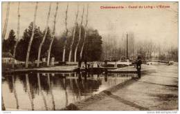 77 - SAINT-PIERRE-LÈS-NEMOURS - Chaintréauville - Canal Du Loing - L'Écluse - (péniche, Pêcheur à La Ligne) - Saint Pierre Les Nemours