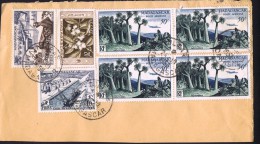 Fragment De Lettre De Tulear  Yv 327, 329 X2, 331, PA 75 X4 - Airmail