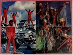2 Kleine Musik Poster  Gruppe Boney M.  -  Von Bravo Ca. 1982 - Posters