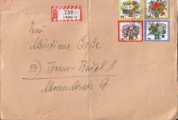 Germany-Berlin-Registered Letter Circulated In 1974 - Lettres & Documents