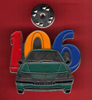 28523-pin's Peugeot 106.signé Pin's Up. - Peugeot