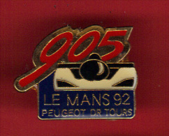 28528-pin's Peugeot 905.rallye.Le Mans.DR Tours.. - Peugeot