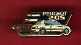 28531-pin's Peugeot 205 GTI.signé Helium - Peugeot