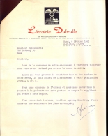 Factuur Brief Lettre Gent -  Boekhandel Librairie Dubrulle 1961 - 1950 - ...