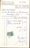 Factuur Brief Lettre Gent -  Pianofabriek Cnudde & Gevaert 1952 - 1950 - ...