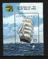 REPUBLIC OF SOUTH AFRICA, 1999,  MNH Stamp(s) Ships Australia,    Block Nr. 74 F3755A - Nuovi