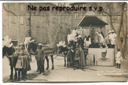 - Carte Photo, Très Rare, Aix, Carnaval, XXXI, 1924, Les Sphinx Livrent Leur Secret, Splendide, Egypte, BE, Scans. - Aix En Provence