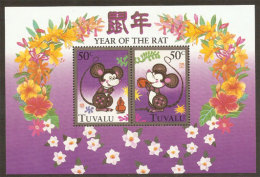 Tuvalu Année Chinoise Du Rat 1996 ** Chinese Year Of The Rat 1996 ** - Tuvalu (fr. Elliceinseln)