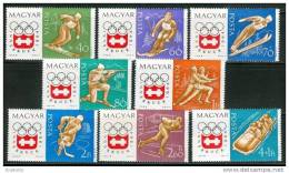 HUNGARY - 1963.Winter Olympics Innsbruck Cpl.Set MNH! - Winter 1964: Innsbruck