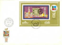 HUNGARY - 1973.FDC Sheet - IBRA ´73-Intl.Philatelic Exhibition - Munich And Poznan II. Mi:Bl.97 - FDC