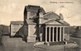 Duisburg Neues Stadttheater 1912 Postcard - Duisburg