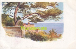 CPA ILLUSTRATEUR CARTE LITHO E. LESSIEUX  ** NICE LE CHATEAU ** ARTIST SIGNED LITHO CARD - Lessieux