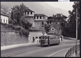 Locarno - Tram Minusio - Solduno Devant Le Château De Locarno ( Castello ) 17 Junio 1959 ; Form. 10 / 15  (10´277) - TI Ticino