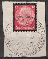 Deutsche Reich 1935 Stempel ""Fallersleben - Geburtsstadt Hoffmanns.v.Fallersleben. Schwefelbad"" - Machines à Affranchir (EMA)