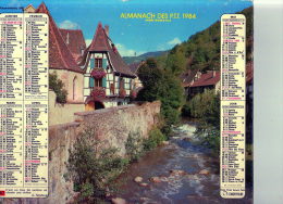 ALMANACH DES P.T.T. 1984 - OBERTHUR - Ille Et Vilaine - Groot Formaat: 1981-90