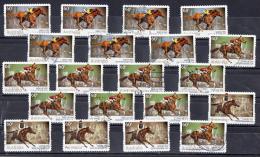 Australia 2010 Melbourne Cup Sefl-adhesives Used - Collection Of 20 - Collections