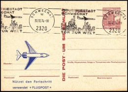 Austria 1974, Postal Stationery By Plane - Otros & Sin Clasificación