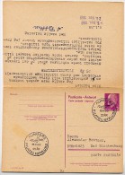 FILATELISTKLUBB Alingsås 1968 On East German Postal Card With Reply  P74 - Andere & Zonder Classificatie