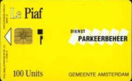 # PIAF NL.AMS17 - AMSTERDAM Jaune Verso Granite -Logo Diest Parkeerbeheer, Angle De Puce Arrondi 100u  99230111 - Parkeerkaarten