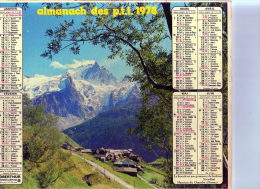 ALMANACH DES P.T.T.  1978 - OBERTHUR - Ille Et Vilaine - Tamaño Grande : 1971-80