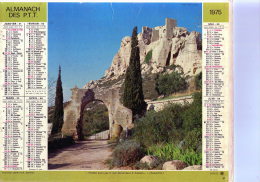 ALMANACH DES P.T.T.  1975 - OBERTHUR - Ille Et Vilaine - Big : 1971-80