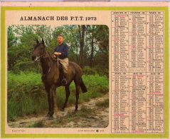ALMANACH DES P.T.T.  1973 - OBERTHUR - Ille Et Vilaine - Grand Format : 1971-80