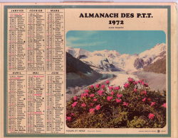 ALMANACH DES P.T.T.  1972 - OBERTHUR - Ille Et Vilaine - Grand Format : 1971-80