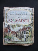Etiquette De Vin D'Alsace : SYLVANER 2006 - Cave Vinicole De Pfaffenheim (68) - Vino Blanco