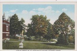 Kansas Atchison View Of Campus Mt St Scholastica College - Andere & Zonder Classificatie