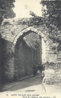 PICARDIE - 80 - SOMME - SAINT VALERY SUR SOMME - Porte De L'abbaye - Côté Intérieur - Saint Valery Sur Somme
