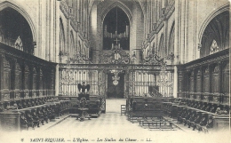 PICARDIE - 80 - SOMME - SAINT RIQUIER - L'église - Les Stalles Du Choeur - Saint Riquier