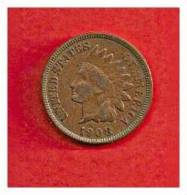 TETE D´INDIEN - 1 CTS 1908 - 1859-1909: Indian Head