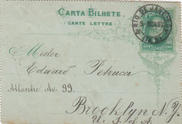 BRASILE  /  STATI UNITI - Biglietto Postale - Cartas & Documentos