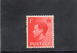 GRANDE BRETAGNE 1936 * FILG INVERSE - Unused Stamps