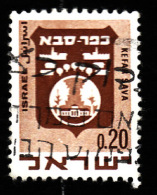 ISRAEL 1969 -   YT 382B -  Armiries Kefar  - Oblitéré - Used Stamps (without Tabs)