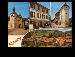 FRANGY Haute Savoie 74 : Vue Générale Village Hotel De La Poste Eglise - Frangy