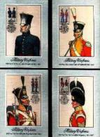 CISKEI, 1983, Military Uniforms,  Mint Maxicards, Nr(s.) 1-5 - Ciskei