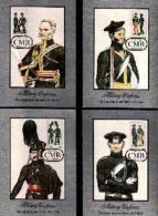 CISKEI, 1984 , Military Uniforms,  Mint Maxicards, Nr(s.) 11-15 - Ciskei