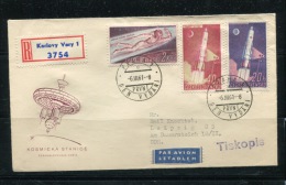 Czechoslovakia 1961 Register  Cover  Karlovy Vary To Germany - Brieven En Documenten