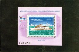 1981 COMMISSION EUROPEENNE DU DANUBE  Mi Bl  176 Et Yv Bl 147 MNH - Ongebruikt