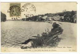 Carte Postale Ancienne Laroche Saint Cydroine - Vue Prise Des Bords De L'Yonne - Laroche Saint Cydroine