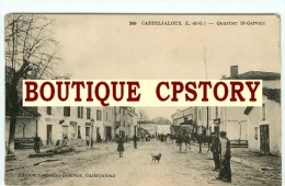 ACHAT IMMEDIAT < 47 - CASTELJALOUX - Quartier Saint Gervais - Dos Scanné - Casteljaloux
