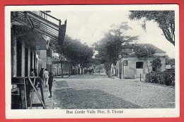 CPA: Sao Tome Et Principe -  Rua Conde Valle Flor - S.Thomé - Santo Tomé Y Príncipe