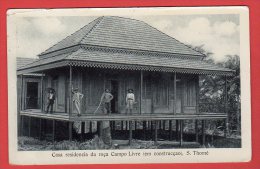 CPA: Sao Tome Et Principe - Casa Residencia Da Roça Campo Livre- S.Thomé - São Tomé Und Príncipe