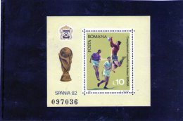1981 COUPE DE FOOTBALL ESPANA 82 Mi Bloc 184 Et Yv Bloc 152 MNH - Unused Stamps