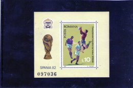 1981 COUPE DE FOOTBALL ESPANA 82 Mi Bloc 184 Et Yv Bloc 152 MNH - Ungebraucht